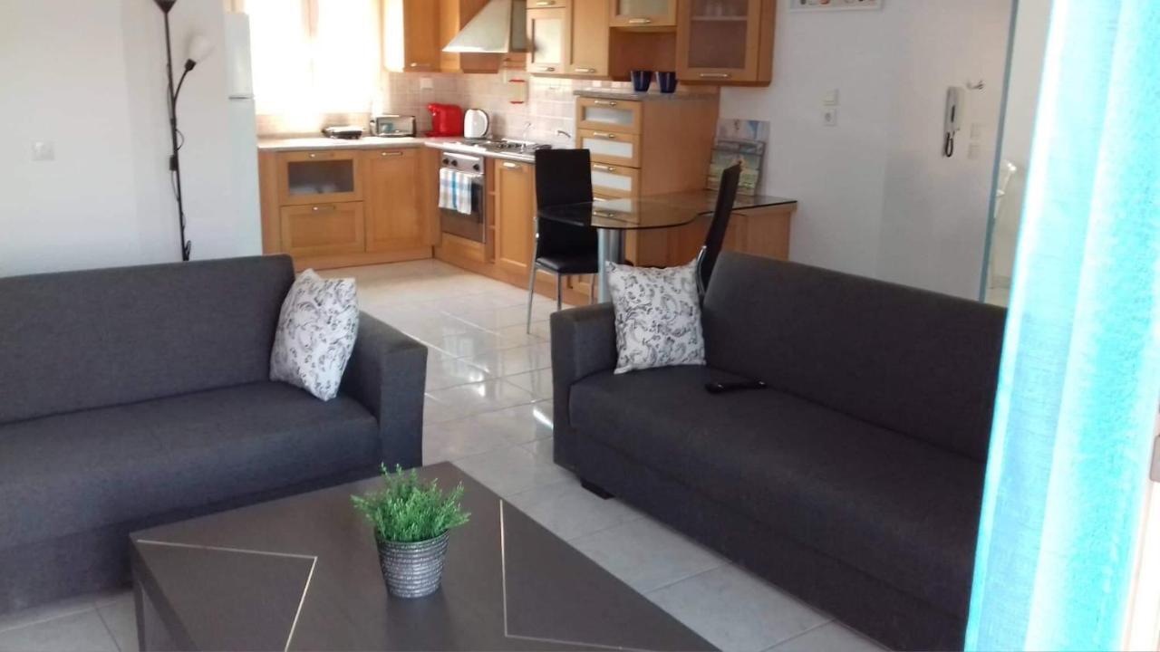 Seaside Villa For 6 People - Alykes Beach Dhimini Eksteriør bilde